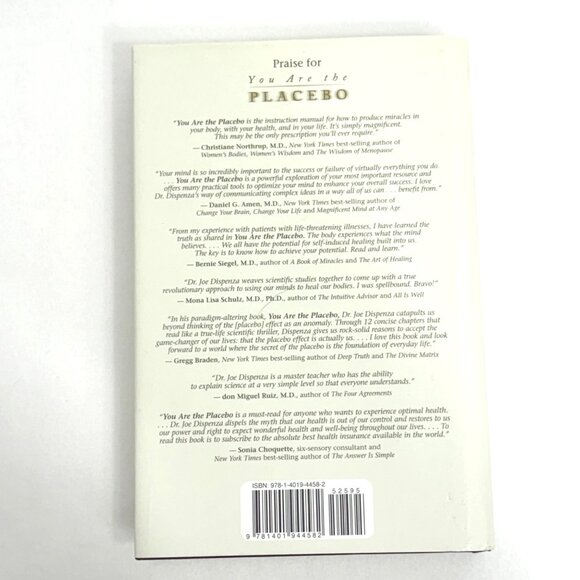 You Are The Placebo: Making Your Mind Matter By Dr. Joe Dispenza - Picture 2 of 8